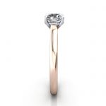 Diamond Solitaire RS44 Round Rose SV