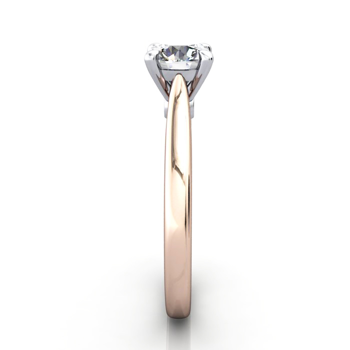 Diamond Solitaire RS45 Round Rose SV