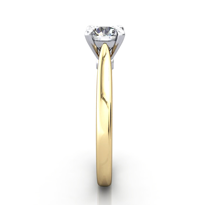 Diamond Solitaire RS45 Round Yellow SV
