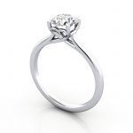 Engagement-Ring-RS1-Round-Platinum-3D Engagement-Ring-RS1-Round-Platinum-3D