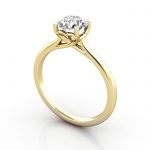 Engagement-Ring-RS1-Round-Yellow-3D Engagement-Ring-RS1-Round-Yellow-3D