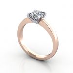 Engagement Ring, RS11, Rose Gold, 3D Thumbnail