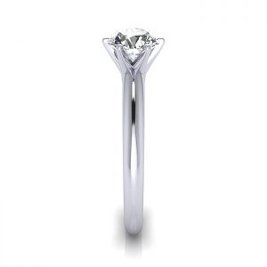 Engagement Ring RS2-round Platinum SV