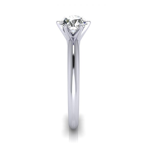 Engagement Ring RS2-round Platinum SV