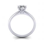 Engagement Ring RS2 round Platinum TF
