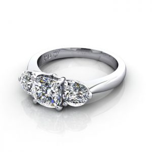 Engagement Ring RT3-Cush-Plat-LF