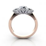 Engagement Ring RT3-Round-RG-TF Engagement Ring RT3-Round-RG-TF
