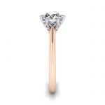 Engagement Ring, Rose Gold, Round Cut Diamond, RS4, SV Engagement Ring, Rose Gold, Round Cut Diamond, RS4, SV