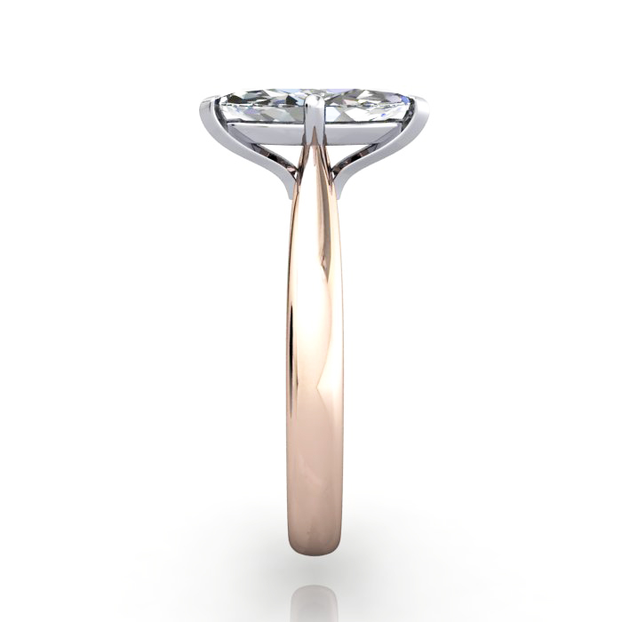 Marquise Engagement Ring, RS28, Rose Gold, SV Marquise Engagement Ring, RS28, Rose Gold, SV