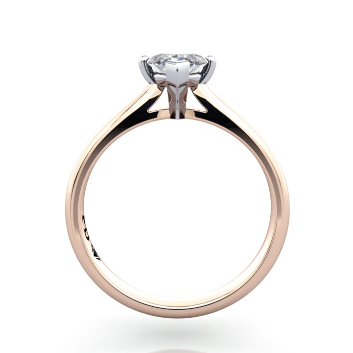 Marquise Engagement Ring, RS28, Rose Gold, TF Marquise Engagement Ring, RS28, Rose Gold, TF