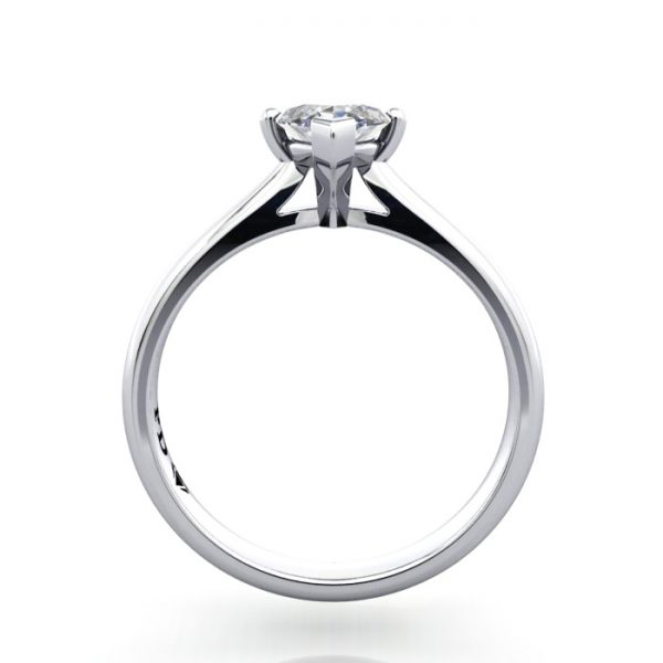 Marquise Engagement Ring, RS28, White Gold, TF