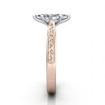 Marquise Engagement Ring, Rose Gold, RS50, SV Marquise Engagement Ring, Rose Gold, RS50, SV