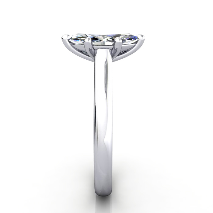 Marquise Engagement Ring, White Gold, RS34, SV Marquise Engagement Ring, White Gold, RS34, SV
