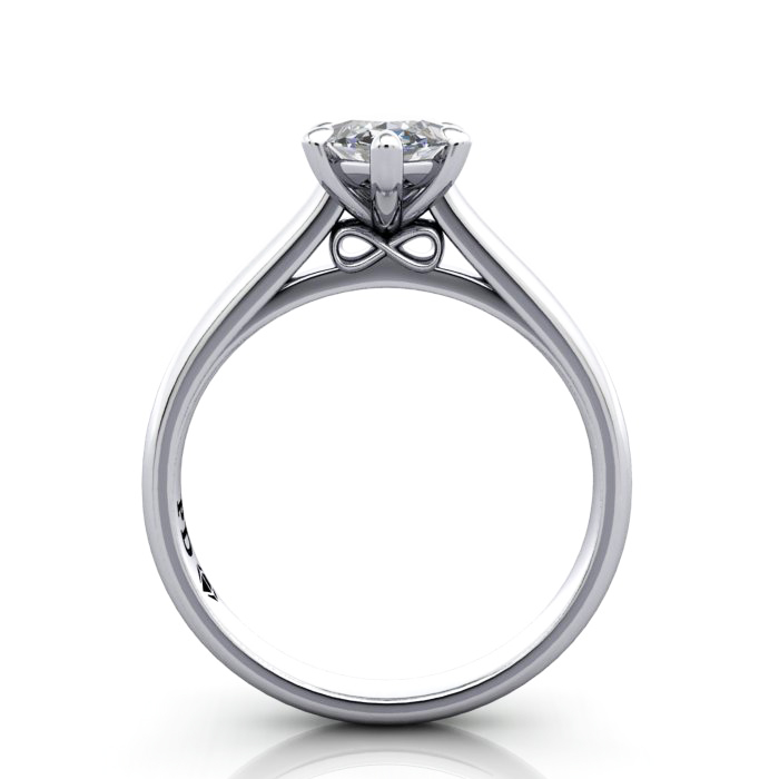 Marquise Engagement Ring, White Gold, RS34, TF Marquise Engagement Ring, White Gold, RS34, TF