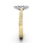 Marquise Engagement Ring, Yellow Gold, RS50, SV