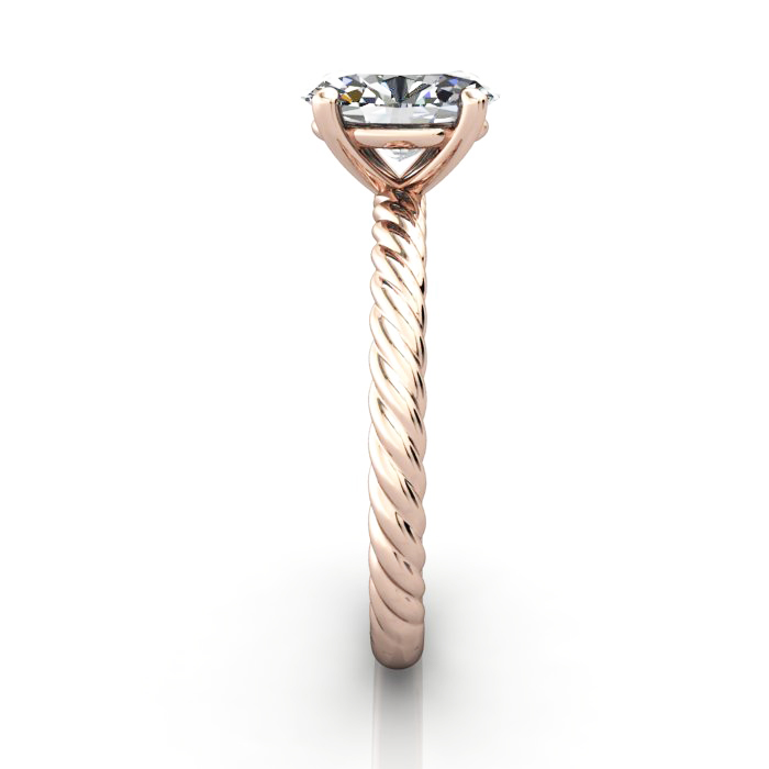 Oval Engagement Ring, Rose Gold, RS38, SV Oval Engagement Ring, Rose Gold, RS38, SV