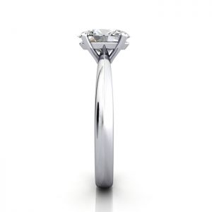 Oval Engagement Ring, White Gold, RS48, SV