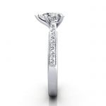 Pear Engagement Ring, White Gold, RS50, SV Pear Engagement Ring, White Gold, RS50, SV