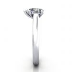 Pear Shape Engagement Ring, Platinum, RS34, SV Pear Shape Engagement Ring, Platinum, RS34, SV
