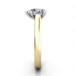 Pear Shape Engagement Ring, Yellow Gold, RS34, SV