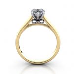 Pear Shape Engagement Ring, Yellow Gold, RS34, TF
