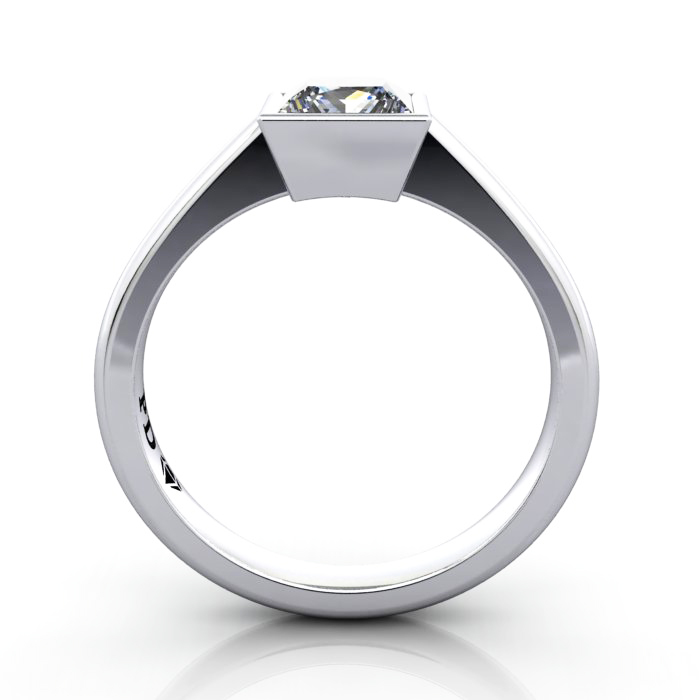 Princess Engagement Ring, Platinum, RS10, TF Princess Engagement Ring, Platinum, RS10, TF