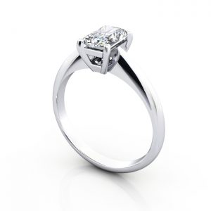 Radiant Engagement Ring, Platinum, RS6 3D Vid Thumbnail