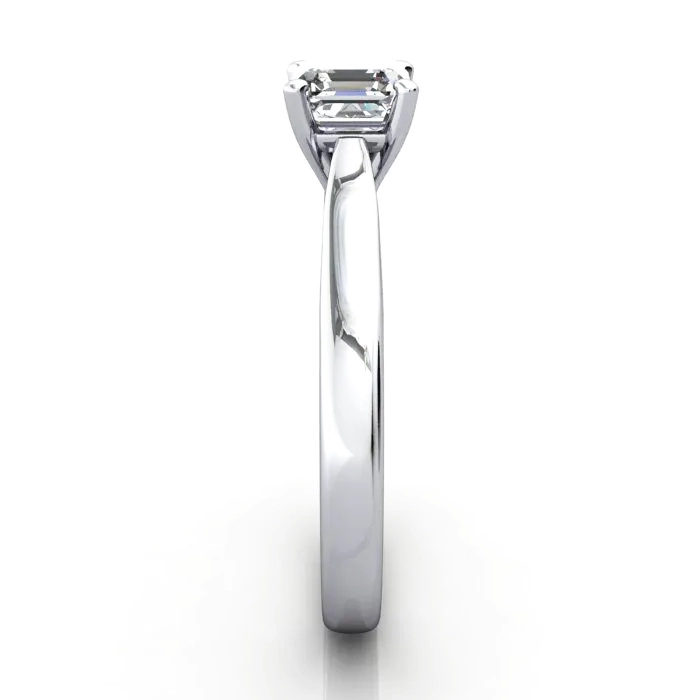 Solitaire-Diamond-Ring-Asscher-RS41-Platinum-SV Solitaire-Diamond-Ring-Asscher-RS41-Platinum-SV