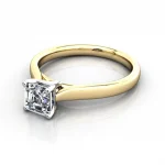 Solitaire-Diamond-Ring-Asscher-RS41-Yellow-Gold-LF Solitaire-Diamond-Ring-Asscher-RS41-Yellow-Gold-LF