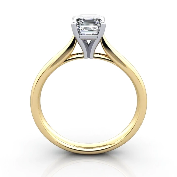 Solitaire-Diamond-Ring-Asscher-RS41-Yellow-Gold-TF Solitaire-Diamond-Ring-Asscher-RS41-Yellow-Gold-TF