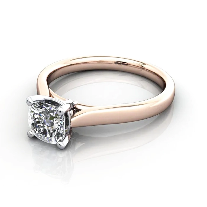 Solitaire-Diamond-Ring-Cushion-RS41-Rose-Gold-LF Solitaire-Diamond-Ring-Cushion-RS41-Rose-Gold-LF