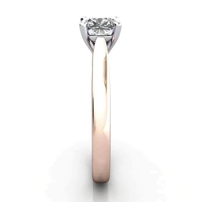 Solitaire-Diamond-Ring-Cushion-RS41-Rose-Gold-SV Solitaire-Diamond-Ring-Cushion-RS41-Rose-Gold-SV