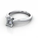 Solitaire-Diamond-Ring-Emerald-RS41-Patinum-LF Solitaire-Diamond-Ring-Emerald-RS41-Platinum-LF