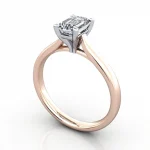 Solitaire-Diamond-Ring-Emerald-RS41-Rose-Gold-3D Solitaire-Diamond-Ring-Emerald-RS41-Rose-Gold-3D