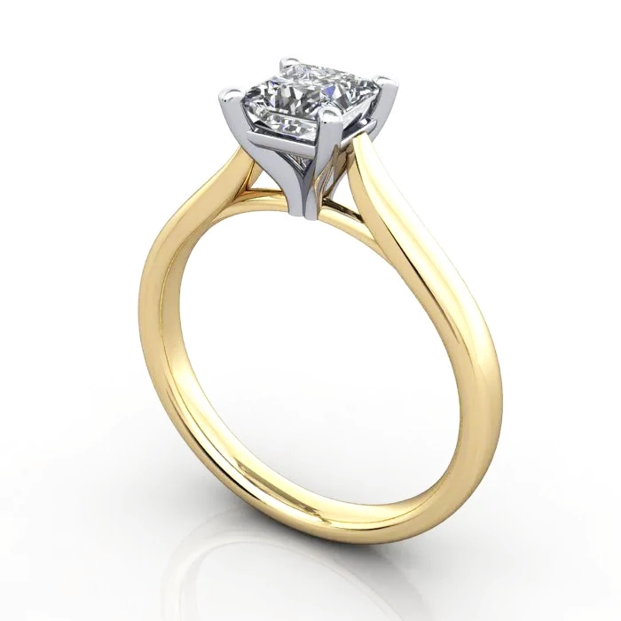 Solitaire-Diamond-Ring-Princess-RS41-Yellow-Gold-3D