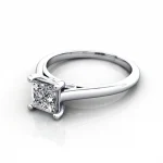 Solitaire-Diamond-Ring-RS34.-Platinum-Princess-Cut-LF