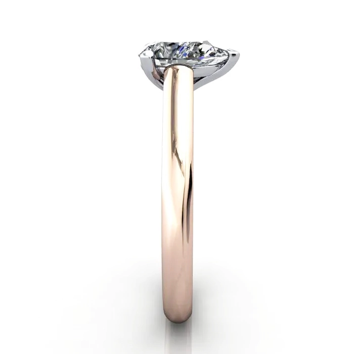 Solitaire-Diamond-Ring-RS35-Rose-Gold-Pear-Diamond-SV Solitaire-Diamond-Ring-RS35-Rose-Gold-Pear-Diamond-SV
