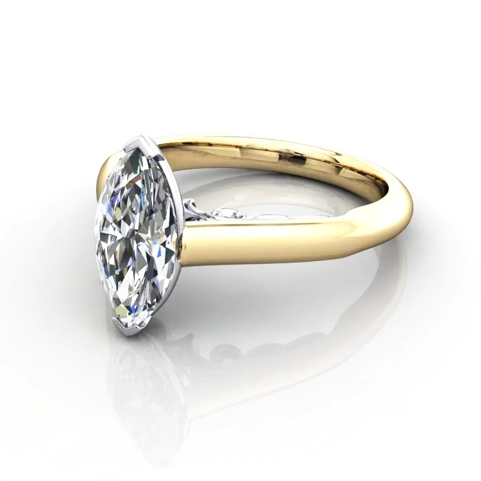 Solitaire-Diamond-Ring-RS35-Yellow-Gold-Marquise-LF