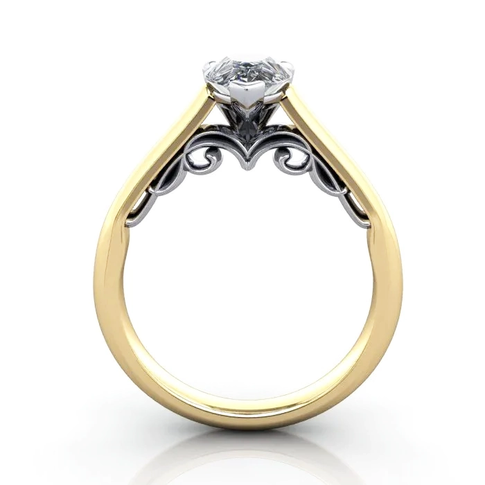 Solitaire-Diamond-Ring-RS35-Yellow-Gold-Pear-Diamond-TF Solitaire-Diamond-Ring-RS35-Yellow-Gold-Pear-Diamond-TF