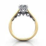 Solitaire-Diamond-Ring-RS35-Yellow-Gold-Princess-Cut-TF Solitaire-Diamond-Ring-RS35-Yellow-Gold-Princess-Cut-TF