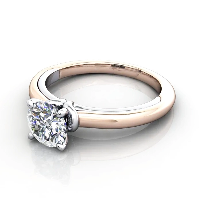 Solitaire-Diamond-Ring-RS37.-Rose-Round-Brilliant-LF Solitaire-Diamond-Ring-RS37.-Rose-Round-Brilliant-LF