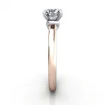 Solitaire-Diamond-Ring-RS37.-Rose-Round-Brilliant-SV Solitaire-Diamond-Ring-RS37.-Rose-Round-Brilliant-SV