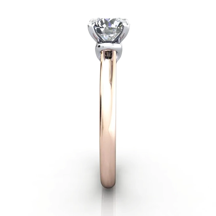 Solitaire-Diamond-Ring-RS37.-Rose-Round-Brilliant-SV Solitaire-Diamond-Ring-RS37.-Rose-Round-Brilliant-SV