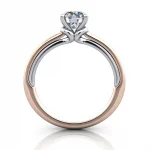 Solitaire-Diamond-Ring-RS37.-Rose-Round-Brilliant-TF Solitaire-Diamond-Ring-RS37.-Rose-Round-Brilliant-TF
