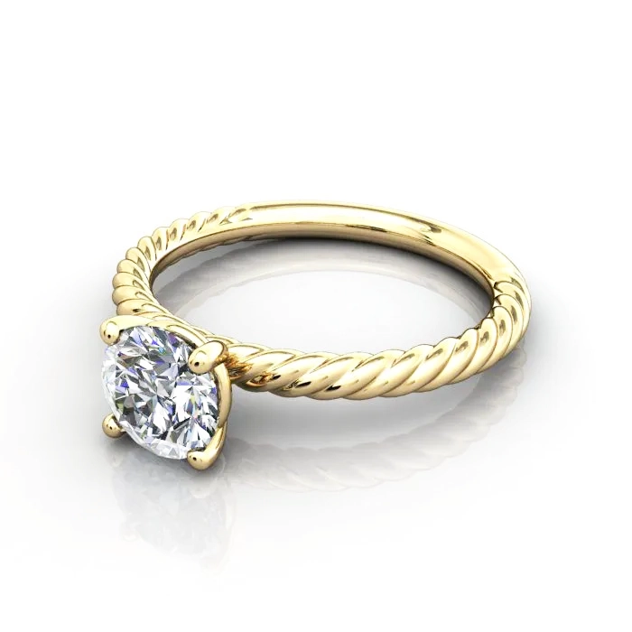 Solitaire-Diamond-Ring-RS38.-Yellow-Gold-Round-Brilliant-LF Solitaire-Diamond-Ring-RS38.-Yellow-Gold-Round-Brilliant-LF