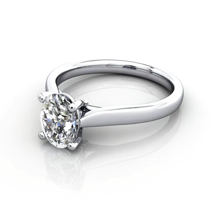 Solitaire-Diamond-Ring-RS41-Platinum-Oval-LF Solitaire-Diamond-Ring-RS41-Platinum-Oval-LF