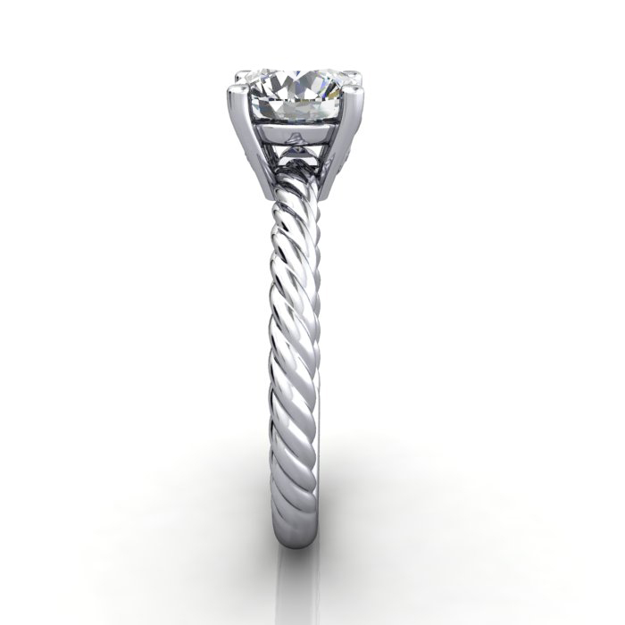 Solitaire Diamond Ring, RS47, Platinum, SV Solitaire Diamond Ring, RS47, Platinum, SV