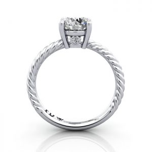 Solitaire Diamond Ring, RS47, Platinum, TF