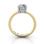 Solitaire Diamond Ring, RS47, Yellow Gold, TF