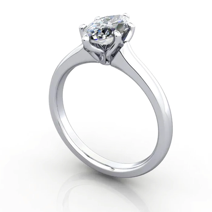Solitaire-Engagement-Ring-Marquise-Diamond-RS19-Platinum-3D Solitaire-Engagement-Ring-Marquise-Diamond-RS19-Platinum-3D